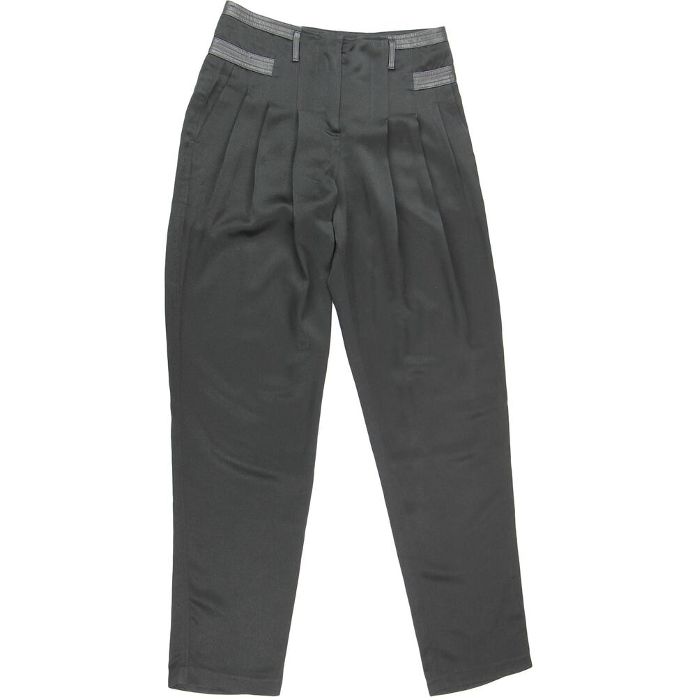 Alexander Wang Dress Leather Trim Womens Pants 4 28